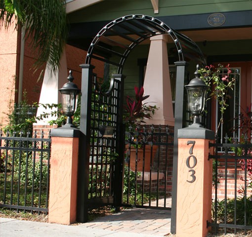 Aluminum Pergolas Black Color Design