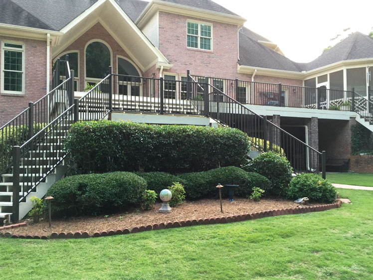 Railings Black Color Design For Establishment Entrance