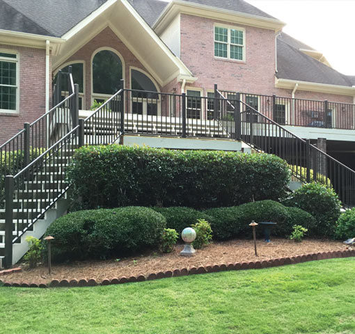 Railings Black Color Design For Establishment Entrance 2